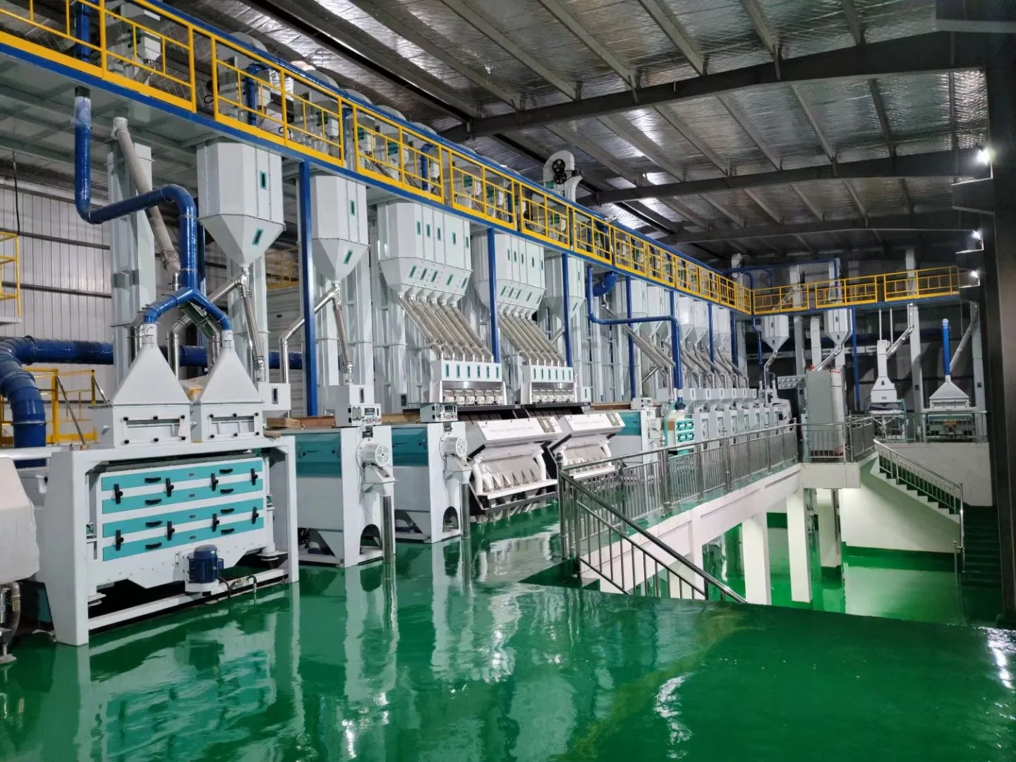 Máquina de Molienda de Arroz Automática 150-2000tpd Nueva Planta de Procesamiento de Arroz