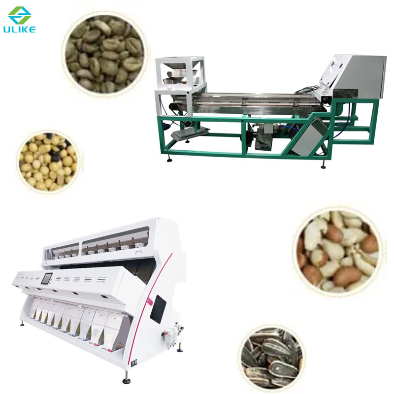 Máquina de clasificación de colores tipo cinta para arroz, trigo, frijoles, té, mineral, maíz y plástico, equipo para la industria agrícola
