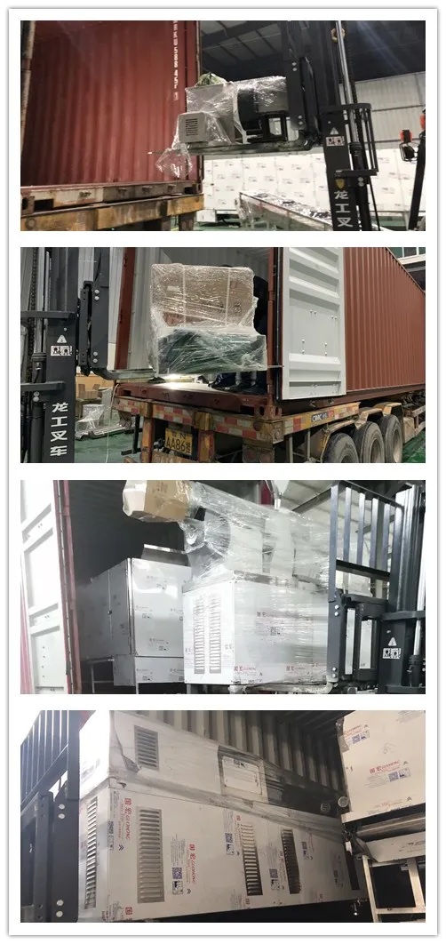 Proceso de embalaje y envío del equipo de extrusión