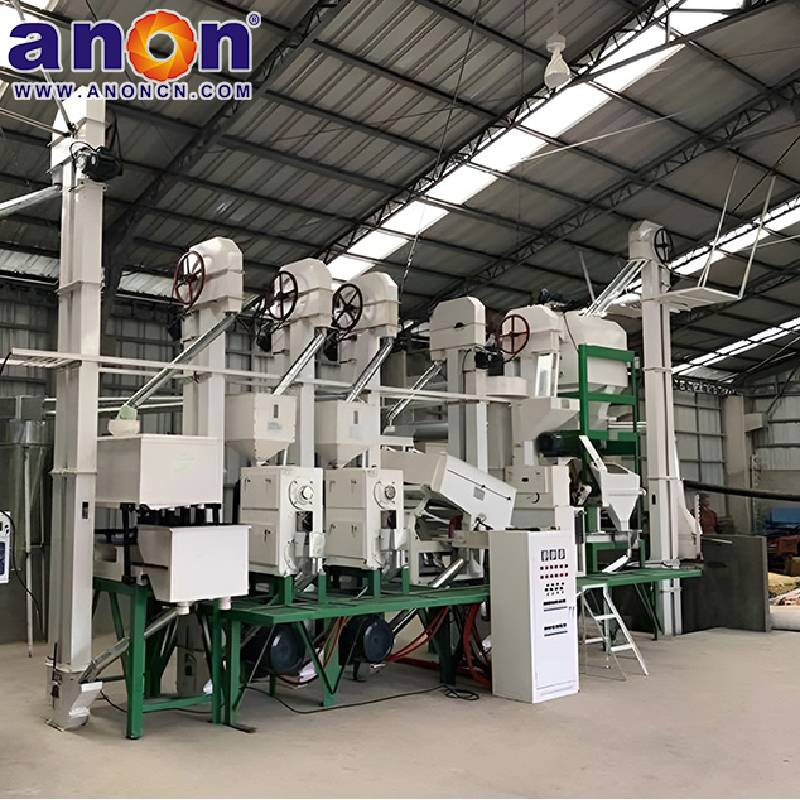 Anon Automático 30-40 Equipos Industriales de Molienda de Arroz Molino de Arroz