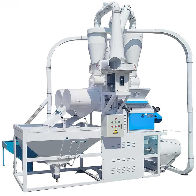 Molino de harina eléctrico compacto de alta producción para casa y comercio, automático, de acero inoxidable, multigrano, para arroz, frijoles, trigo y maíz
