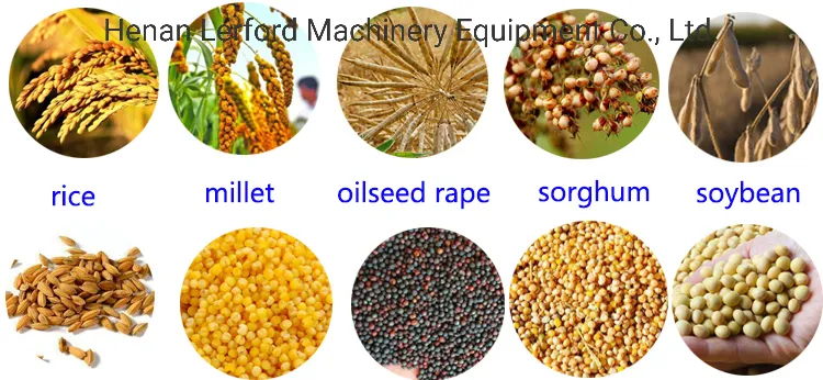 Equipo de procesamiento de grano de arroz de trilla multifuncional automático de alta producción y pequeño y estable