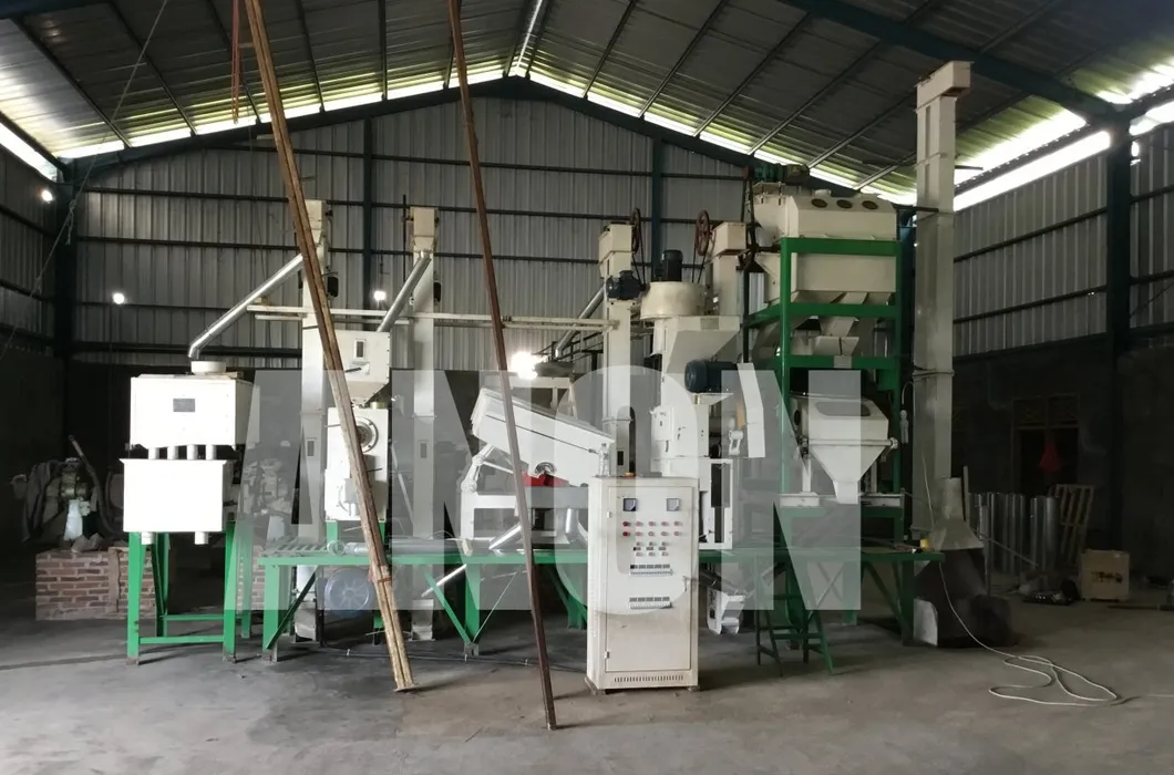 Instalación de Equipos Industriales de Molienda de Arroz