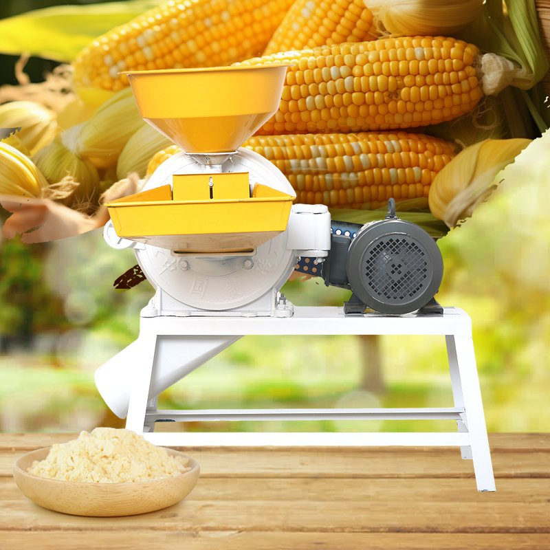 Máquina de molino de harina de trigo, arroz y maíz con trituración uniforme y equipo de procesamiento de alta capacidad para planta industrial de producción de polvo de grano