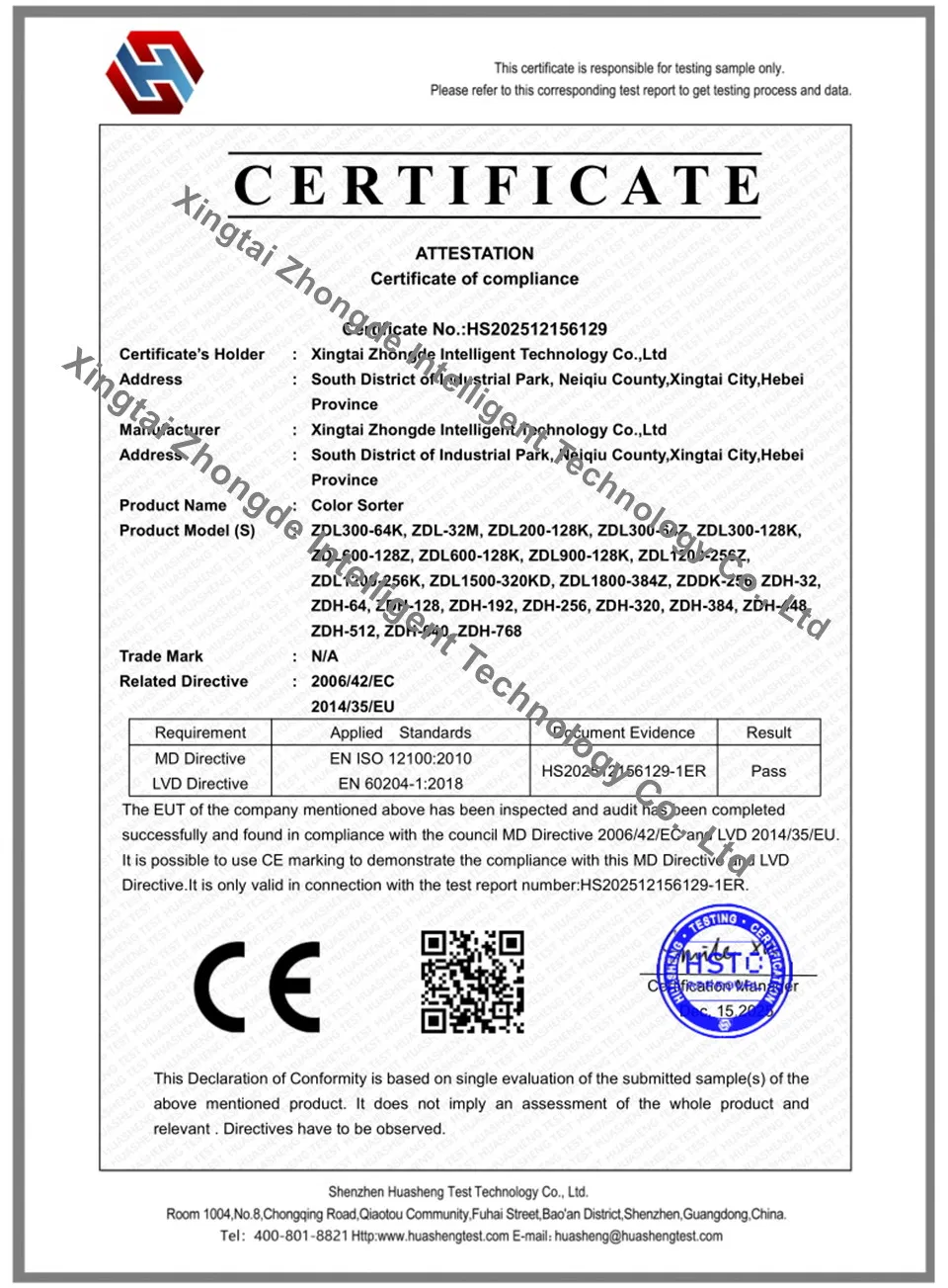 Certificaciones y patentes