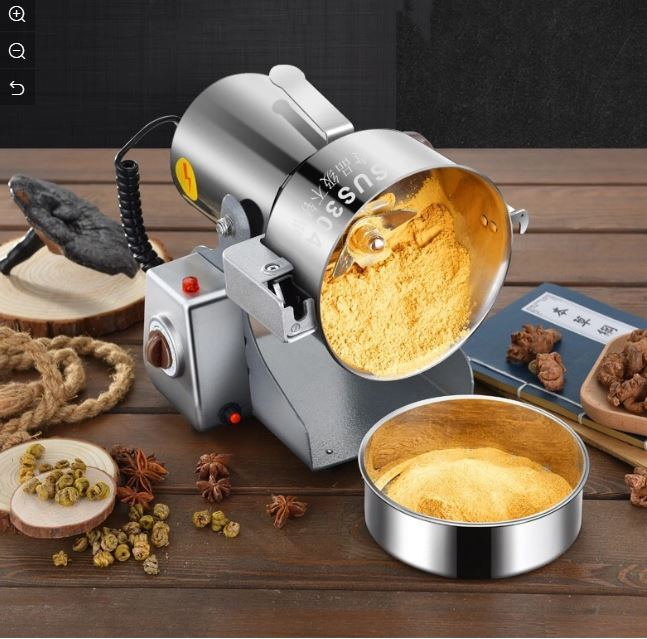 Máquina eléctrica de molienda de granos de café mini, máquina de molienda de especias y pimienta, molino de granos, máquina de arroz con interruptor de temporizador, máquina de alta velocidad para polvo super fino