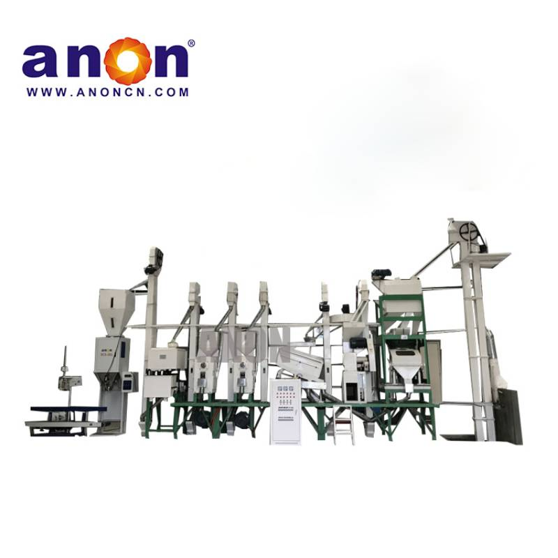 Anon Automático 30-40 Equipos Industriales de Molienda de Arroz Molino de Arroz