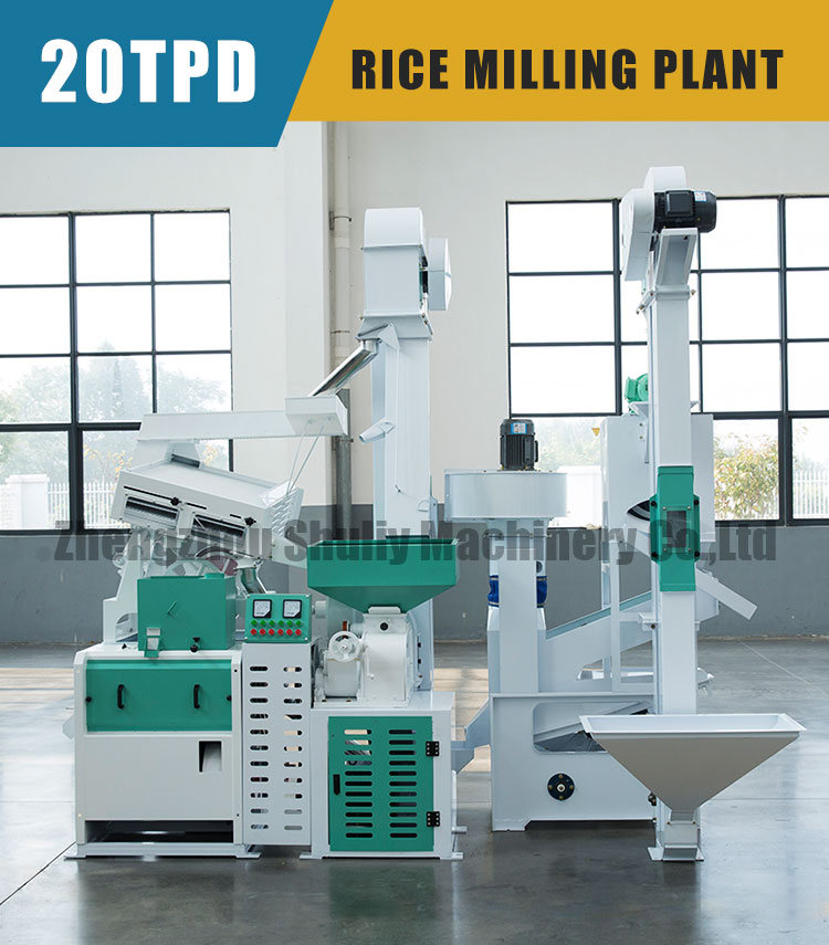 Máquina de molienda de arroz completamente automática, conjunto completo de molino de arroz para Nigeria