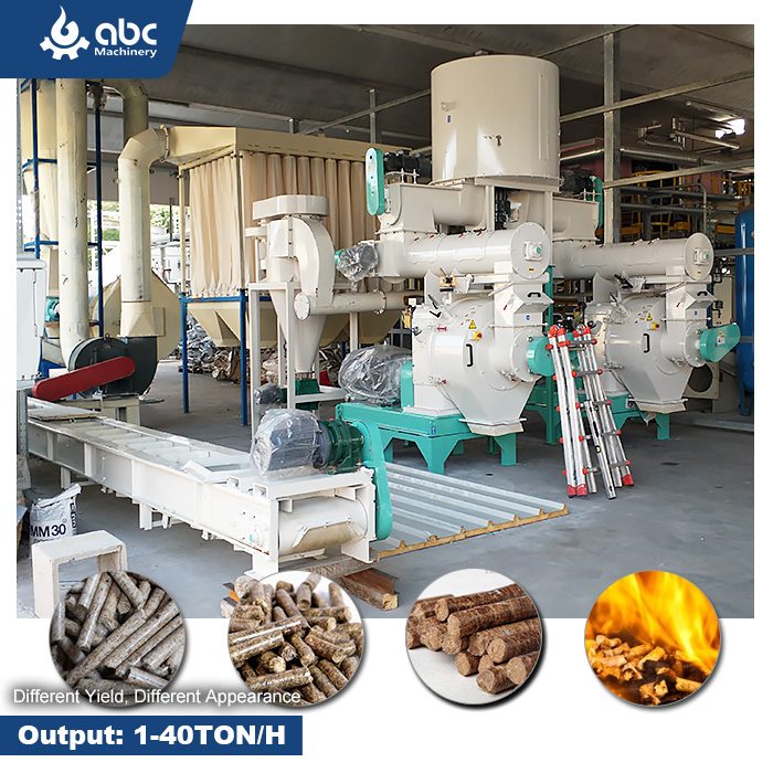 Nuevo diseño de gran molino de pellets industrial de anillo de matriz impulsado por correa para la fabricación de biomasa, aserrín de arroz, residuos de hierba