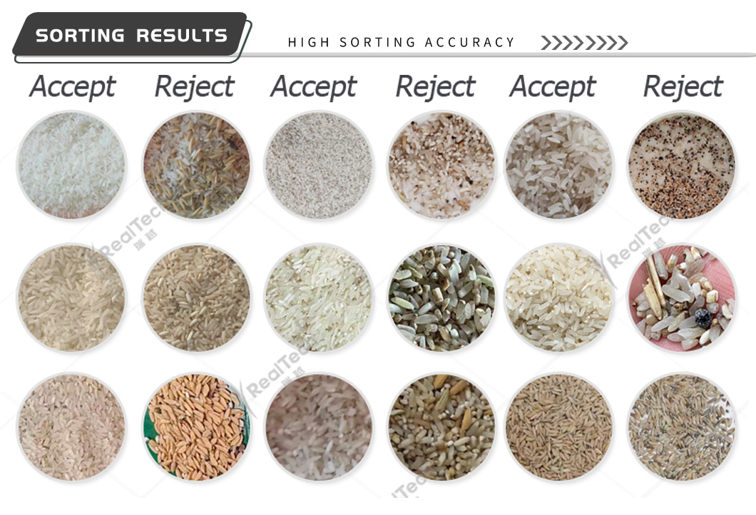 Máquina clasificadora de color para arroz, café, granos, semillas y cacahuetes