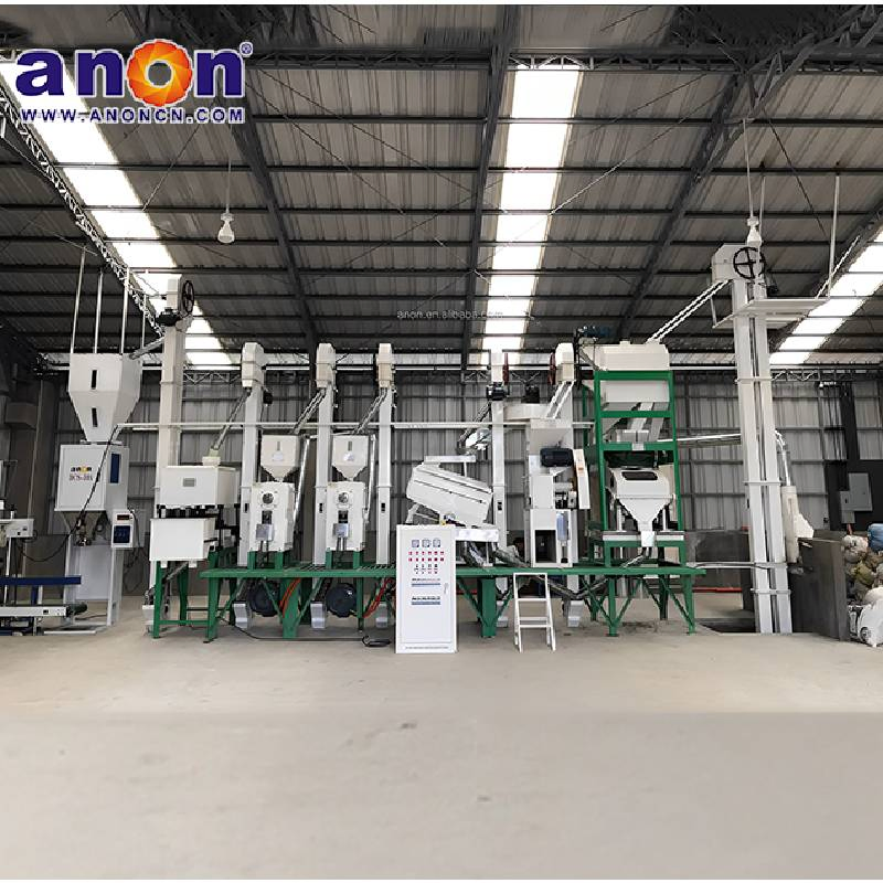 Anon Automático 30-40 Equipos Industriales de Molienda de Arroz Molino de Arroz