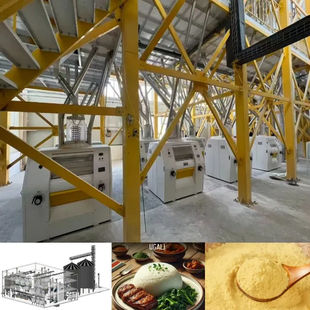 100-120TPD planta de molino de harina de trigo