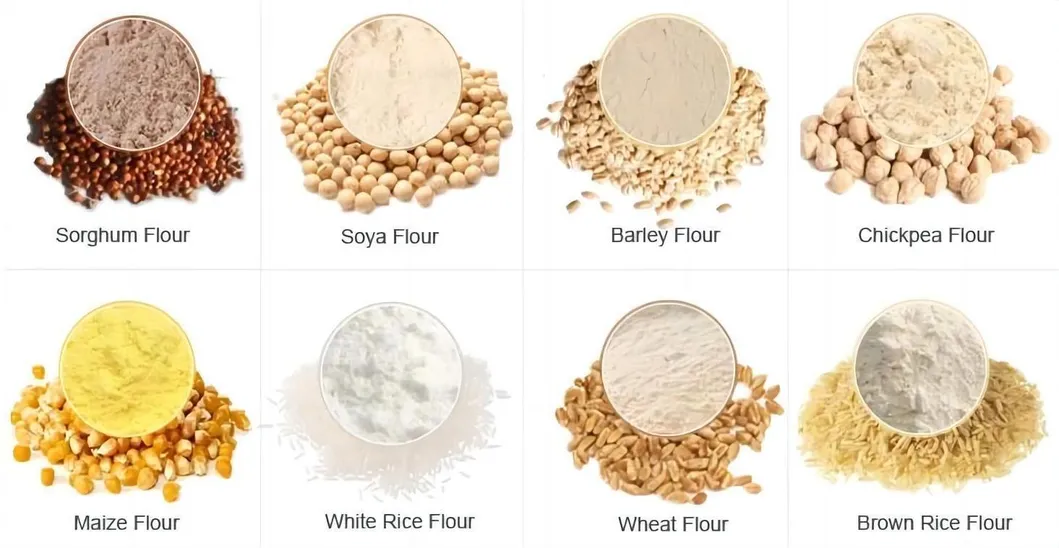 Máquina de molienda automática de trigo maíz semolina con rodillo de arroz Máquina de fresado de trigo para harina