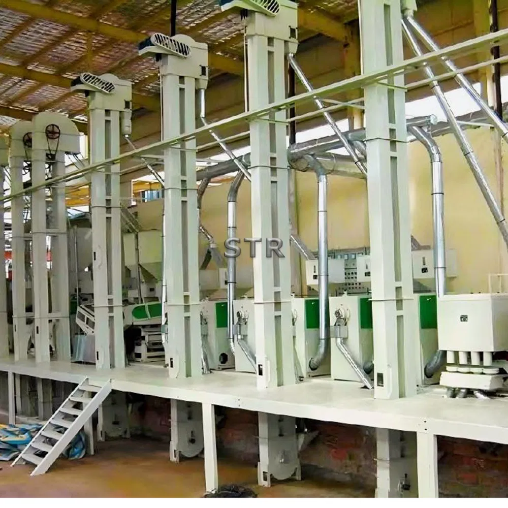 MCHJ50-9 50TPD Máquina moderna de molino de arroz automático Planta de molienda de arroz eficiente