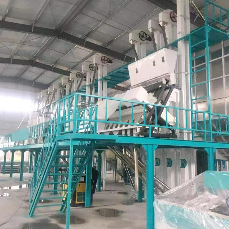 Completo Molino de Arroz 50 Toneladas 60ton Máquina de Pulido de Arroz