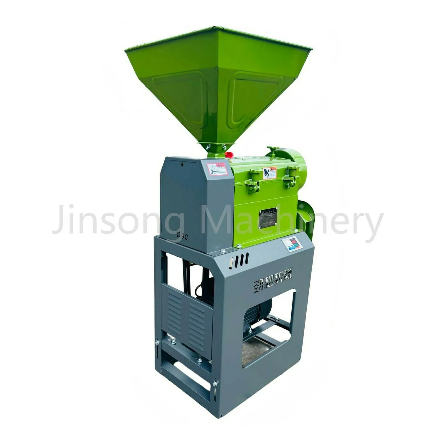 Molino de arroz mini compacto para el hogar con pantalla digital y interruptor de aire para planta de procesamiento pequeña