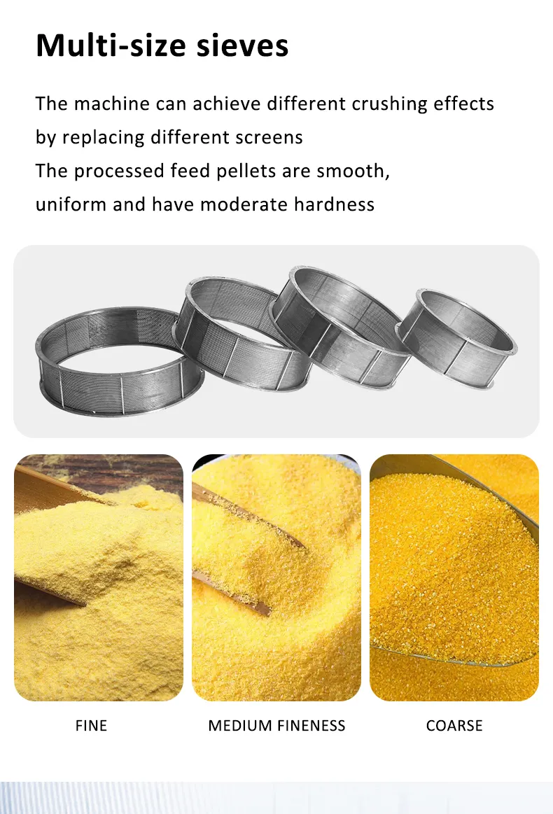 Molino eléctrico pesado de alta calidad para maíz, trigo y arroz, máquina de trituración uniforme para la producción de polvo de grano en fábricas comerciales