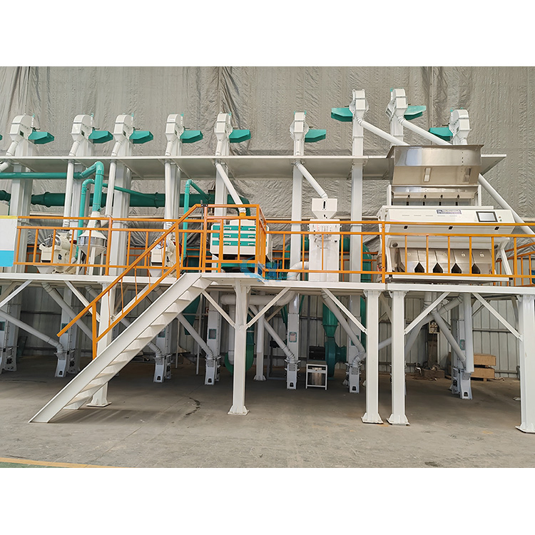 50ton Máquina Comercial de Arroz Vibrante Combinada en Sri Lanka Precio