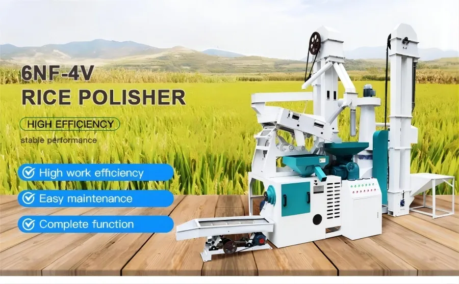 Máquina Compacta de Descascarado y Pulido de Arroz Paddy 15-25 Máquina de Molienda de Arroz Tpd