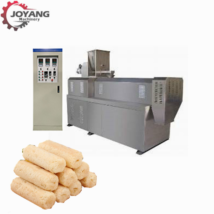 Equipo de procesamiento de extrusión de bocadillos de cereales de arroz inflado, maíz y rollo