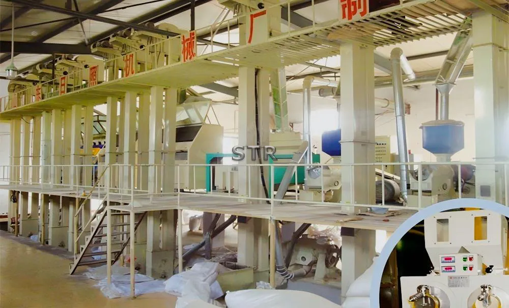 MCHJ50-2 50TPD Máquina moderna de molienda de arroz Planta de molino de arroz automática