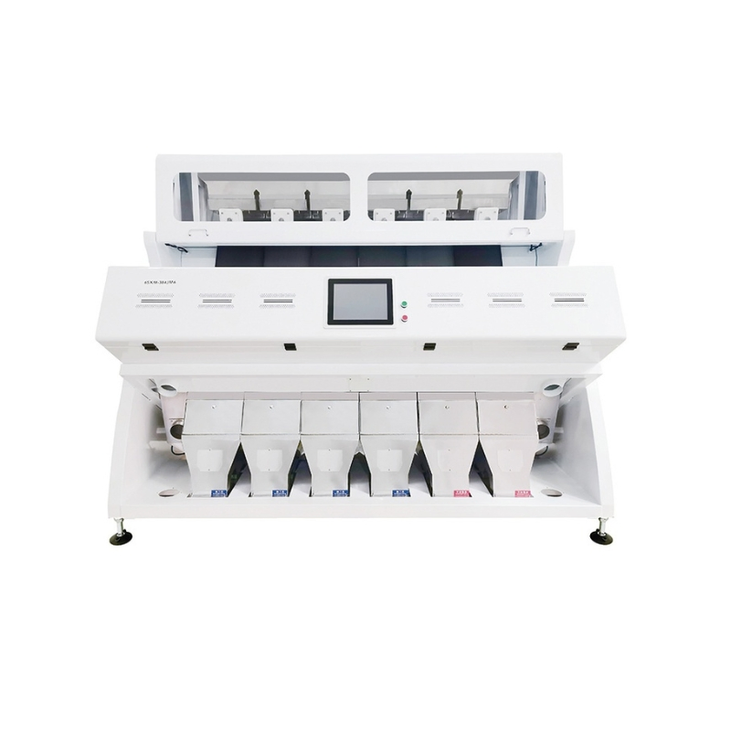 AC220V/50Hz Clasificador de Color Inteligente Clasificador de Color de Arroz Máquina de Clasificación de Granos Café Cacahuete Pelar Ajo Selector de Color Frijoles Máquina de Clasificación de Color