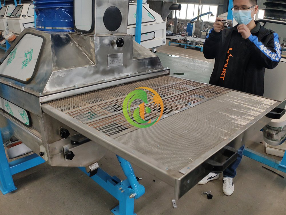 Máquina de limpieza de granos separador de piedras para trigo, avena, cebada, quinoa, máquina desstoneadora
