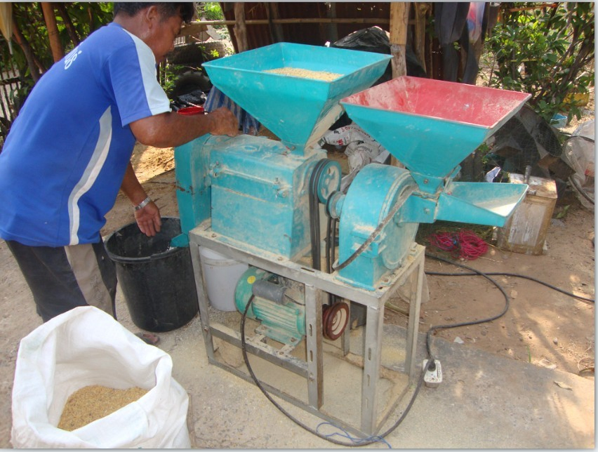 Máquina de desgranado de arroz Máquina de molienda y pulido de arroz