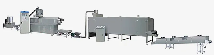 Equipo de procesamiento de extrusión de bocadillos de cereales de arroz inflado, maíz y rollo