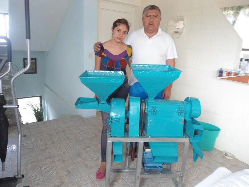 Máquina de desgranado de arroz Máquina de molienda y pulido de arroz