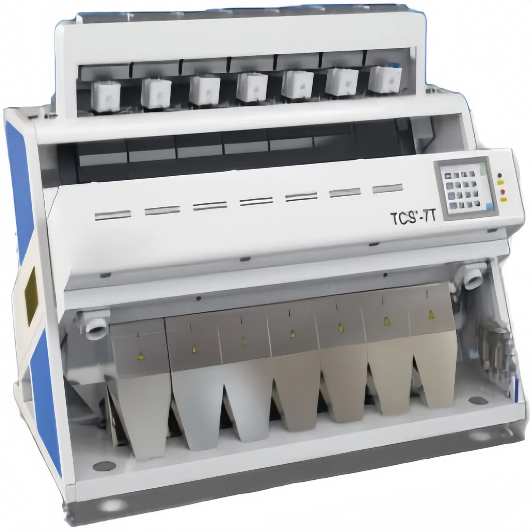 Clasificador multifuncional de alta capacidad a todo color para el procesamiento de granos, nueces y arroz