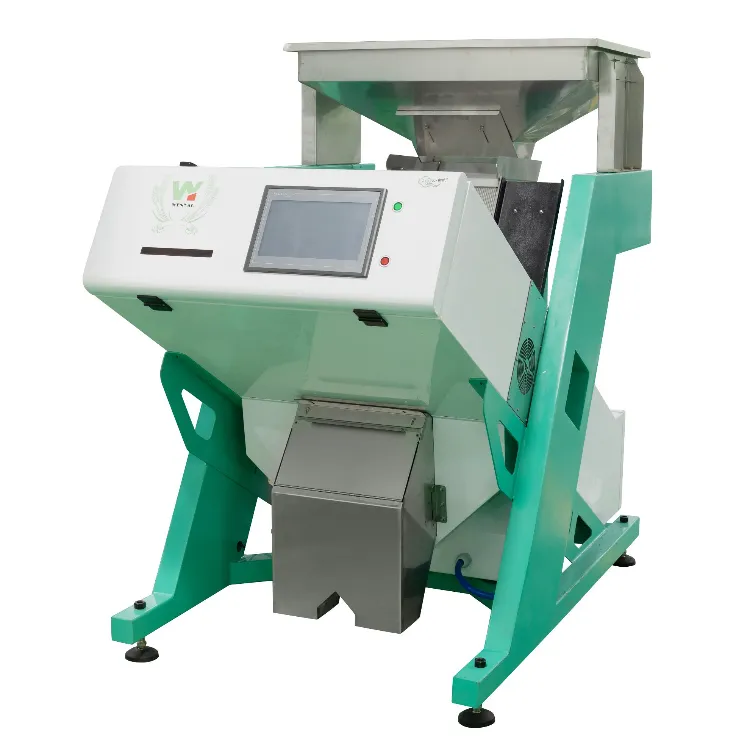 Máquina de clasificación de color óptica para limpieza de arroz