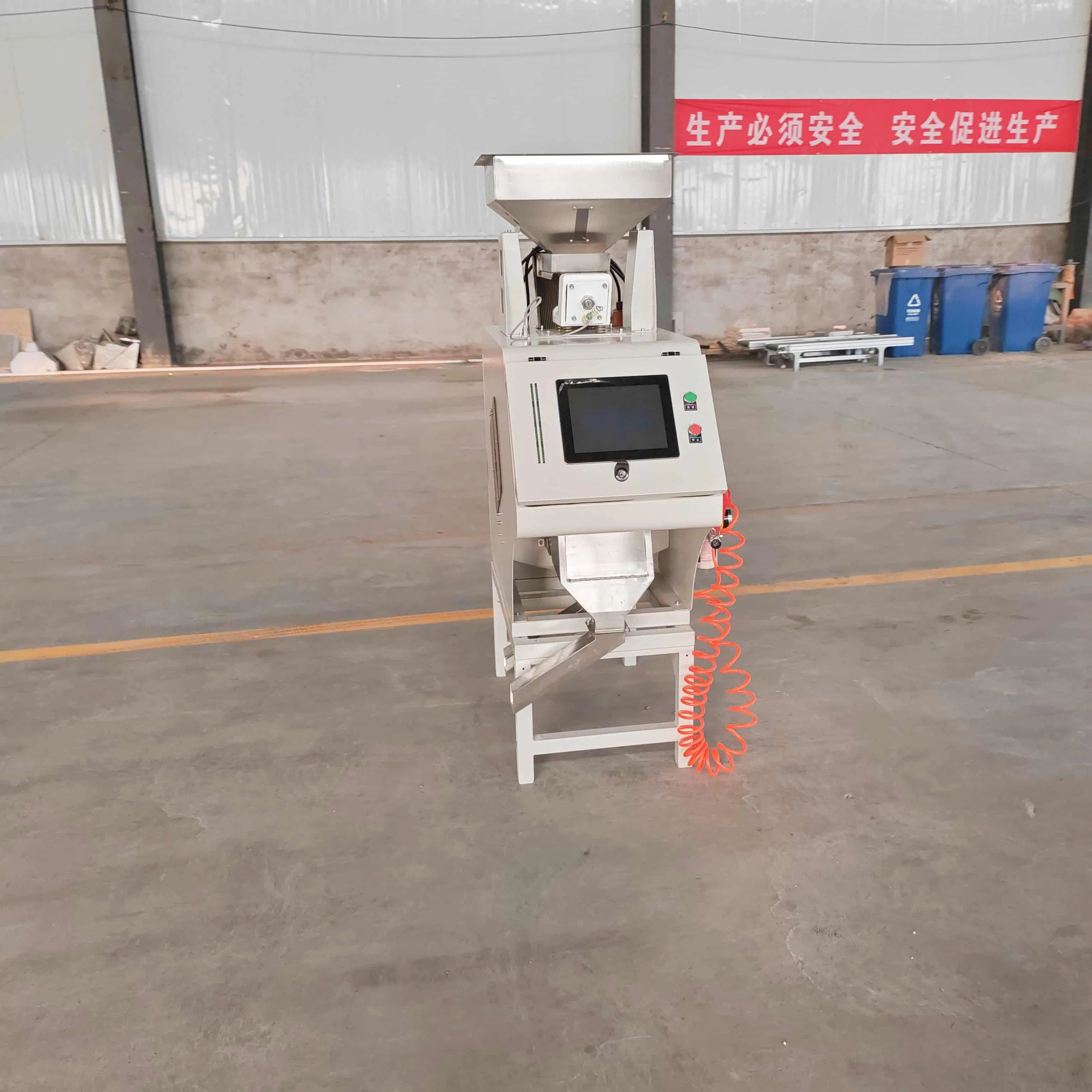 Pequeña máquina de clasificación de granos CCD, clasificador de color automático para arroz, maíz, trigo y frijoles