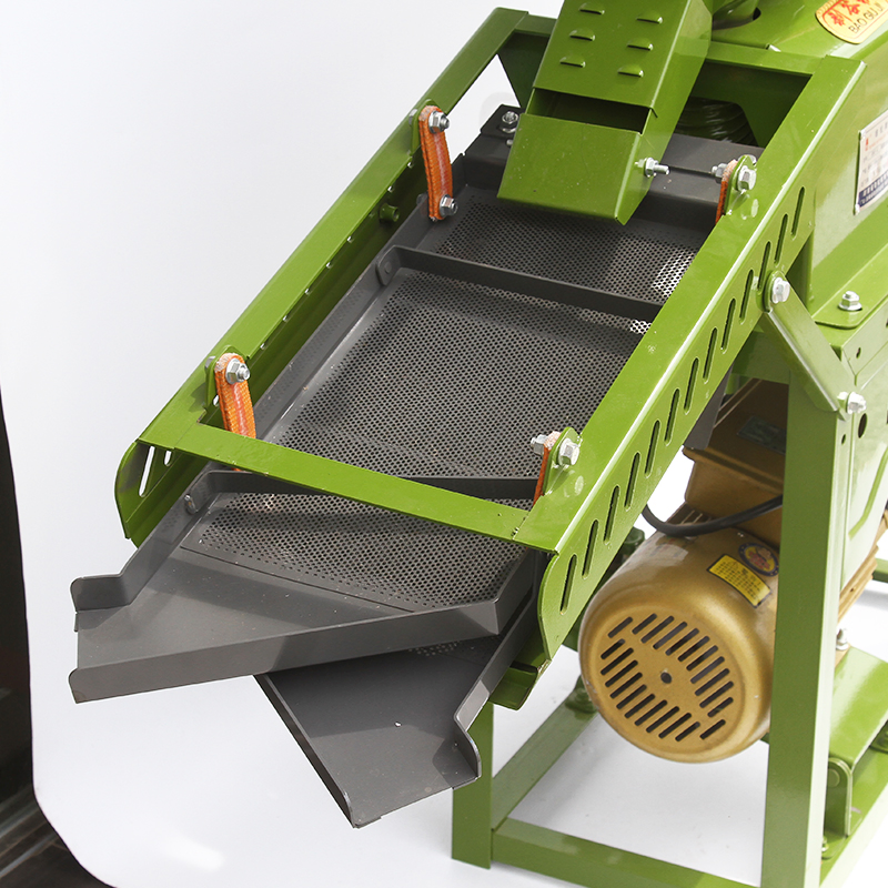 Máquina separadora de arroz verde automática, mini molino de arroz