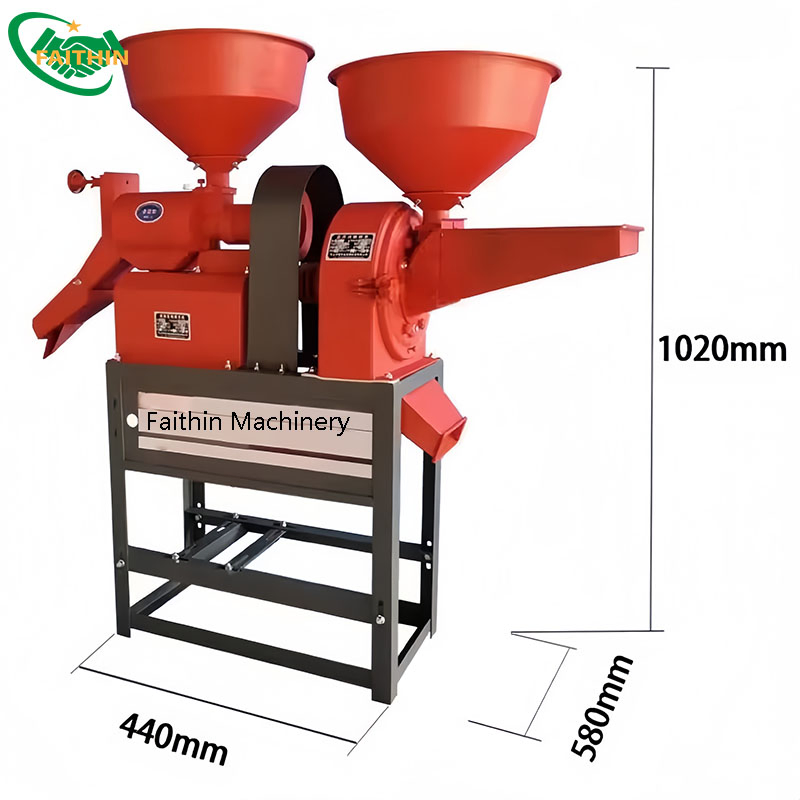 Máquina separadora de cáscaras de arroz para pequeños hogares al por mayor, máquina de pulido y molienda de arroz