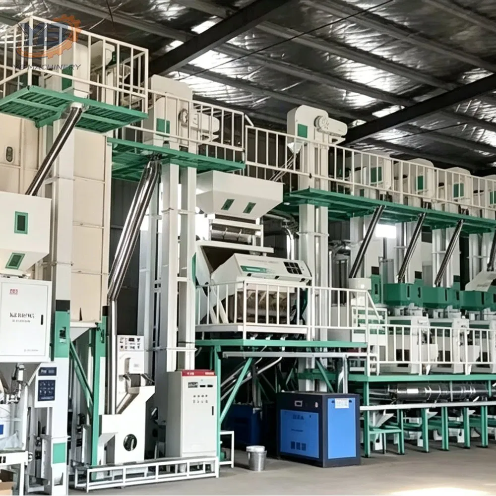 50tpd Planta de Molienda de Arroz Comercial con Clasificador de Color