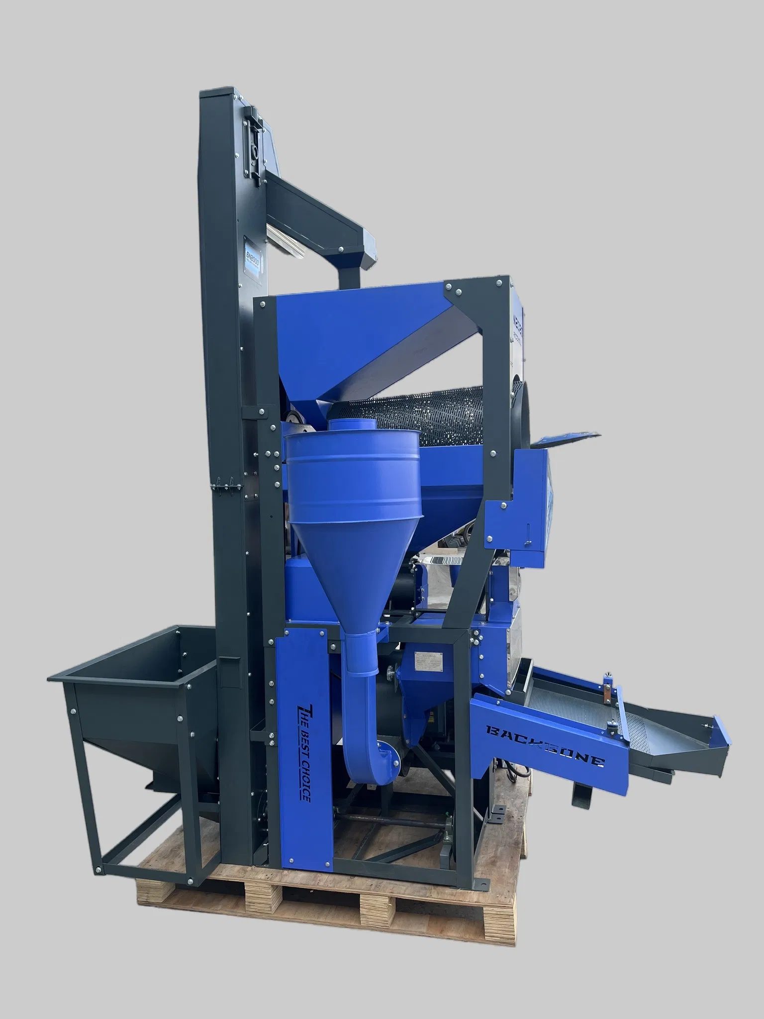 Máquina de molino de arroz Bb-N2026 380V Máquina comercial de procesamiento de arroz paddy 1000kg/H 3400-3700rpm Velocidad del husillo clasifica arroz roto completo ensamblaje de producción