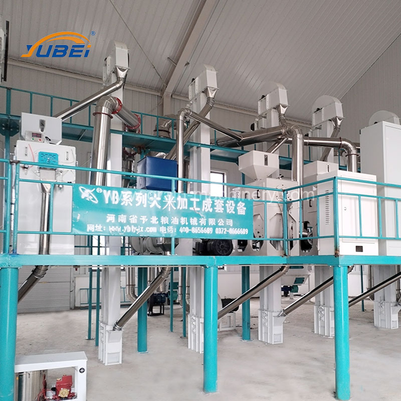 Máquina de molino de arroz compacta moderna de alta calidad para uso comercial, máquina de molienda de arroz