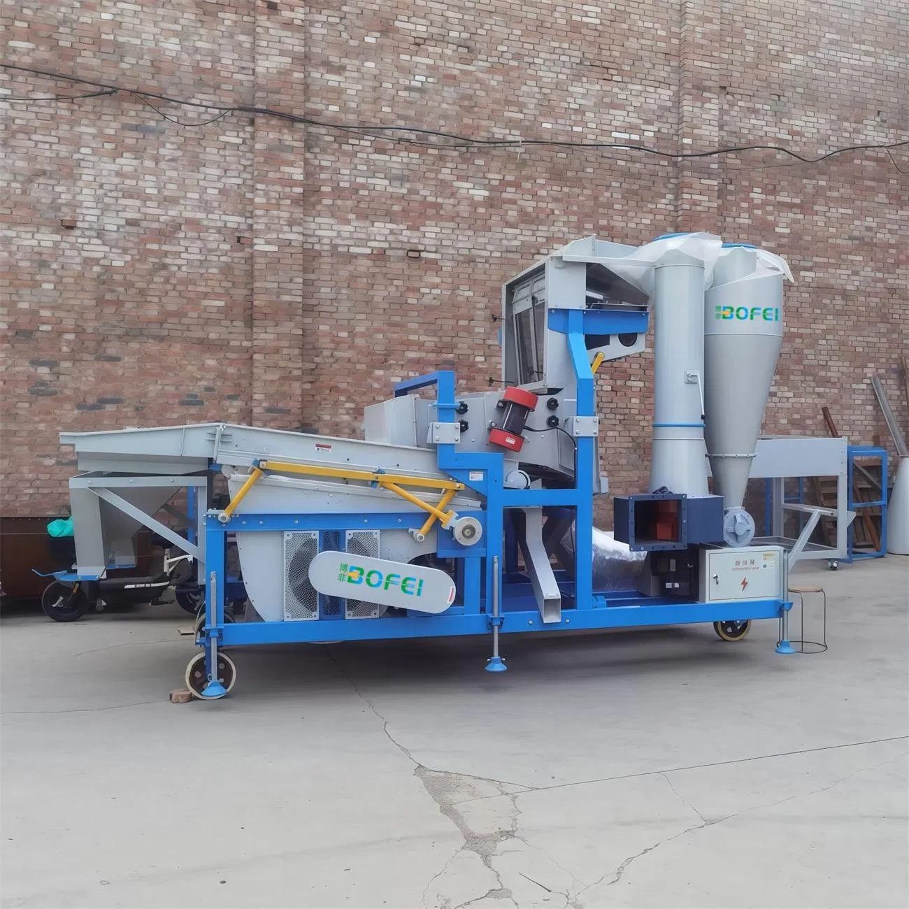 Máquina de procesamiento, limpieza y clasificación de semillas de alta eficiencia para maquinaria agrícola de granos, frijoles, trigo, maíz, arroz y soja