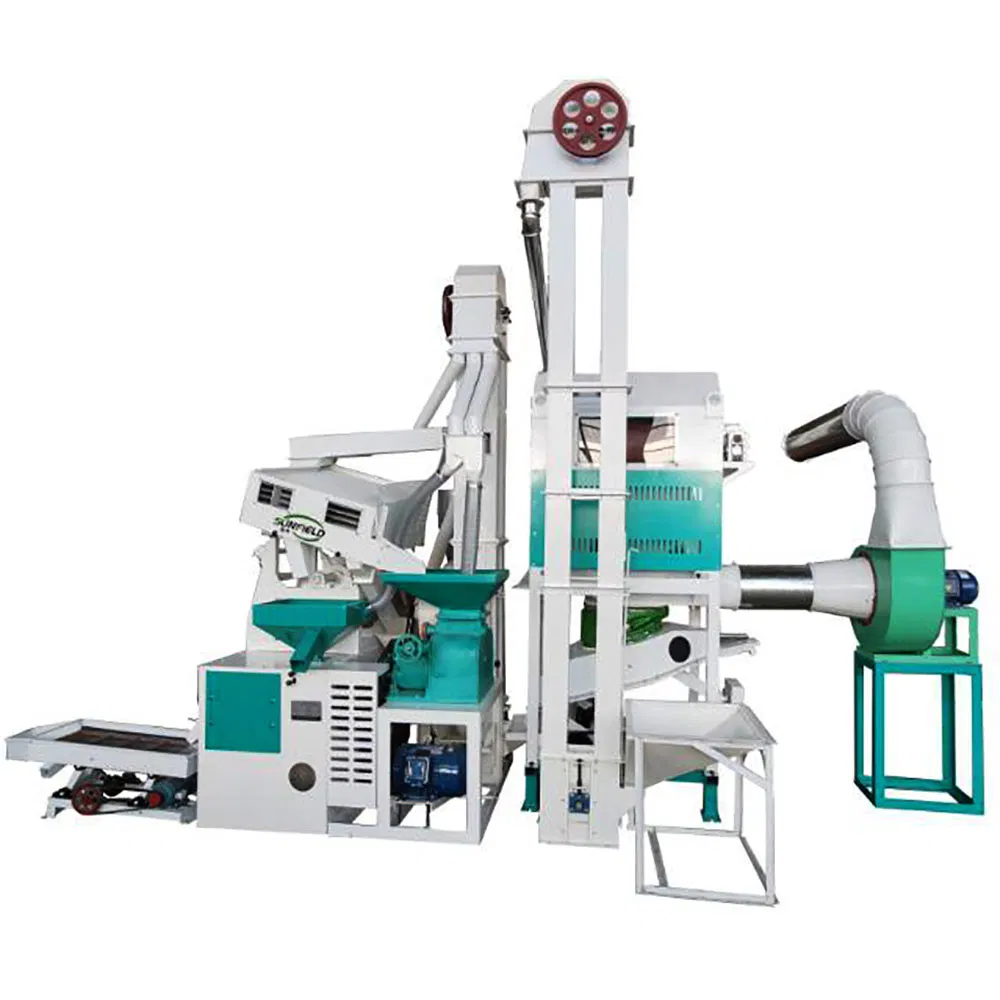 Planta de Procesamiento de Arroz con Clasificador de Color 6ln-18/15sf Máquina de Molienda de Arroz Combinada 800-1000kg/H 25-34kw Tqlq50c Despiedradora Mlgt18 Descascaradora Mgzc70X5 Separador