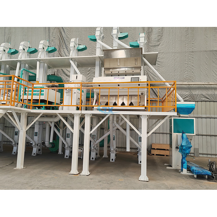 50ton Máquina Comercial de Arroz Vibrante Combinada en Sri Lanka Precio