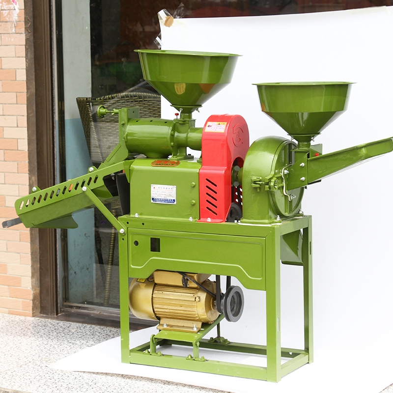 Máquina separadora de arroz verde automática, mini molino de arroz