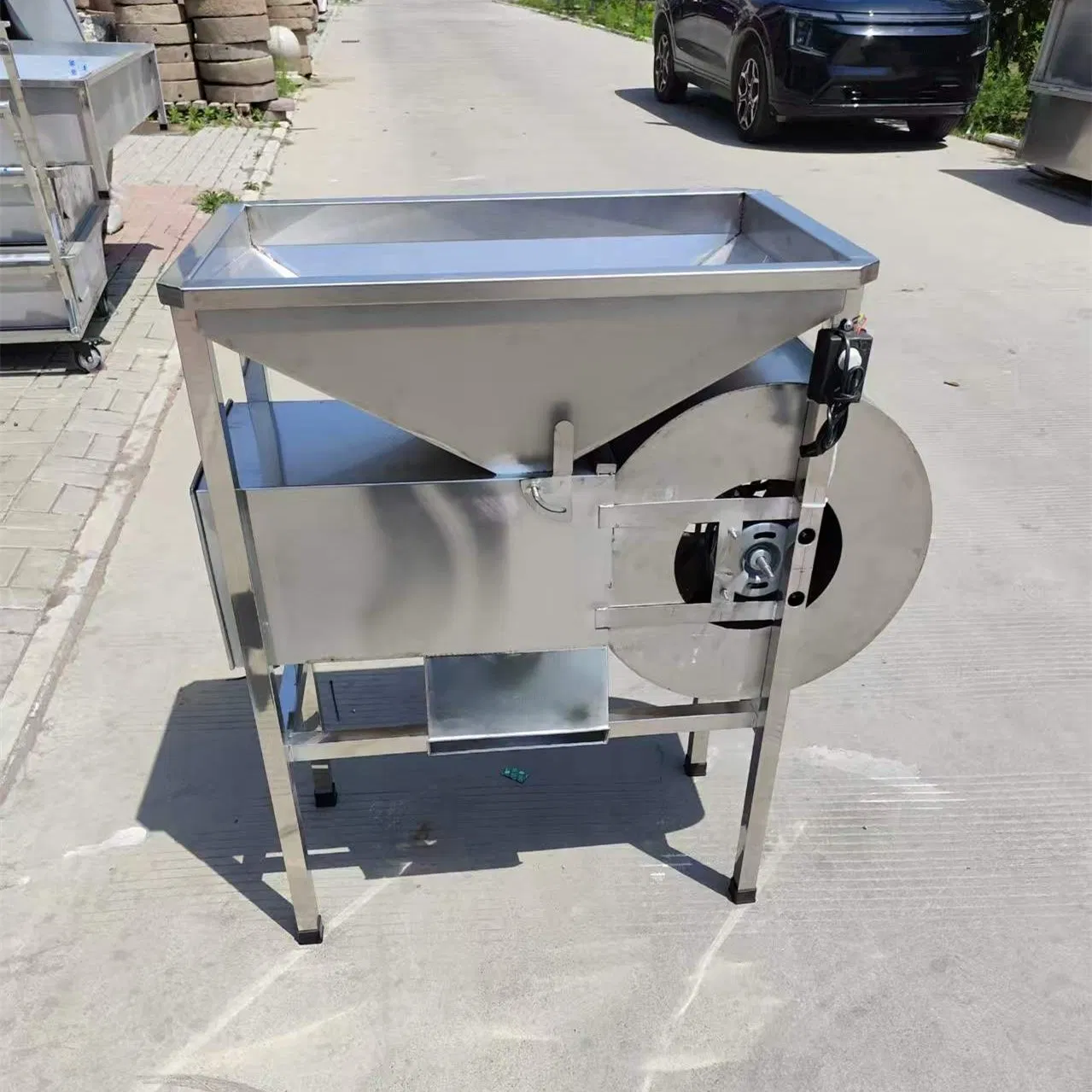 Máquina de limpieza de arroz, desgranadora de granos, máquina de trilla de semillas