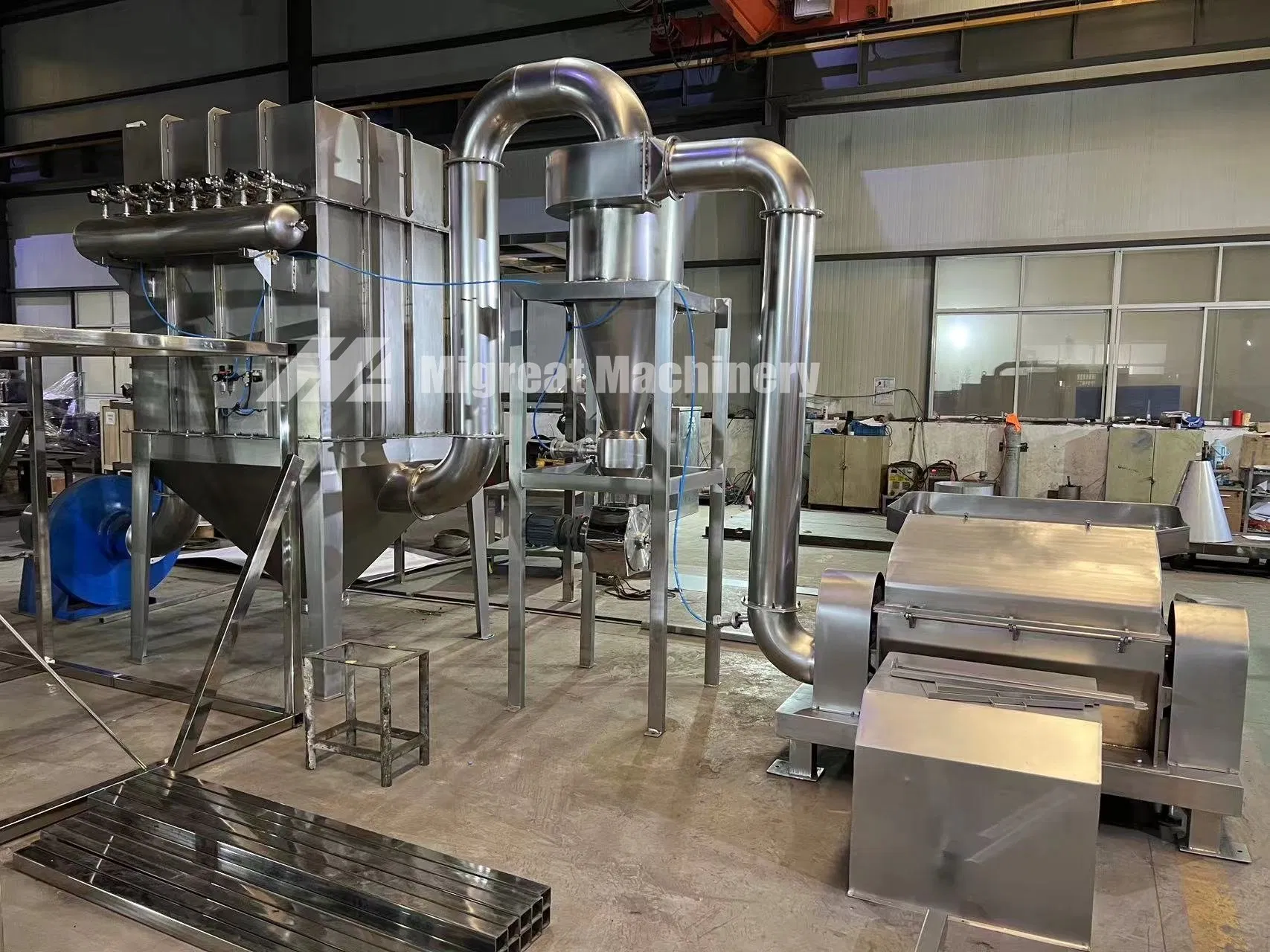 Máquina de molienda pulverizadora de sal industrial, molino de martillos para goma arábiga, cáscara de arroz, hoja de té