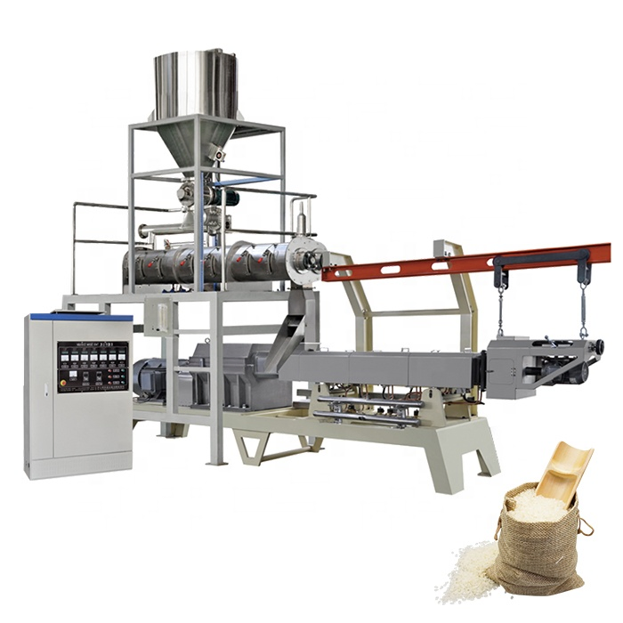 Equipo de procesamiento de arroz nutricional cocido instantáneo