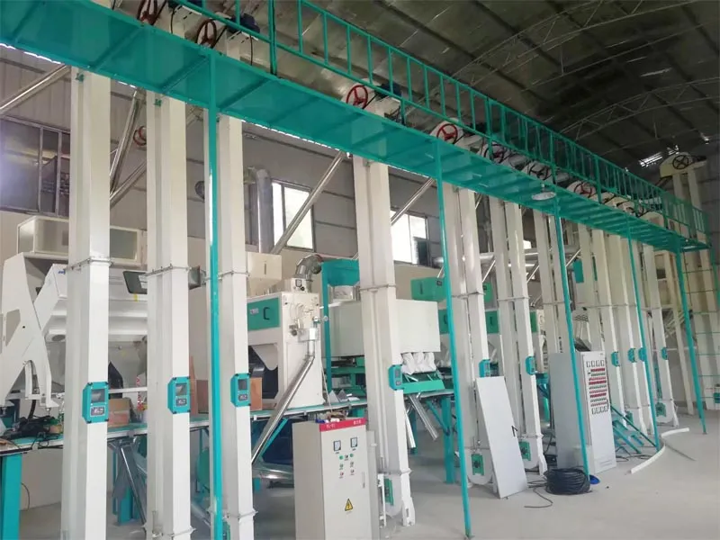 Equipo de procesamiento de arroz, molino de arroz, motor diésel o motor eléctrico