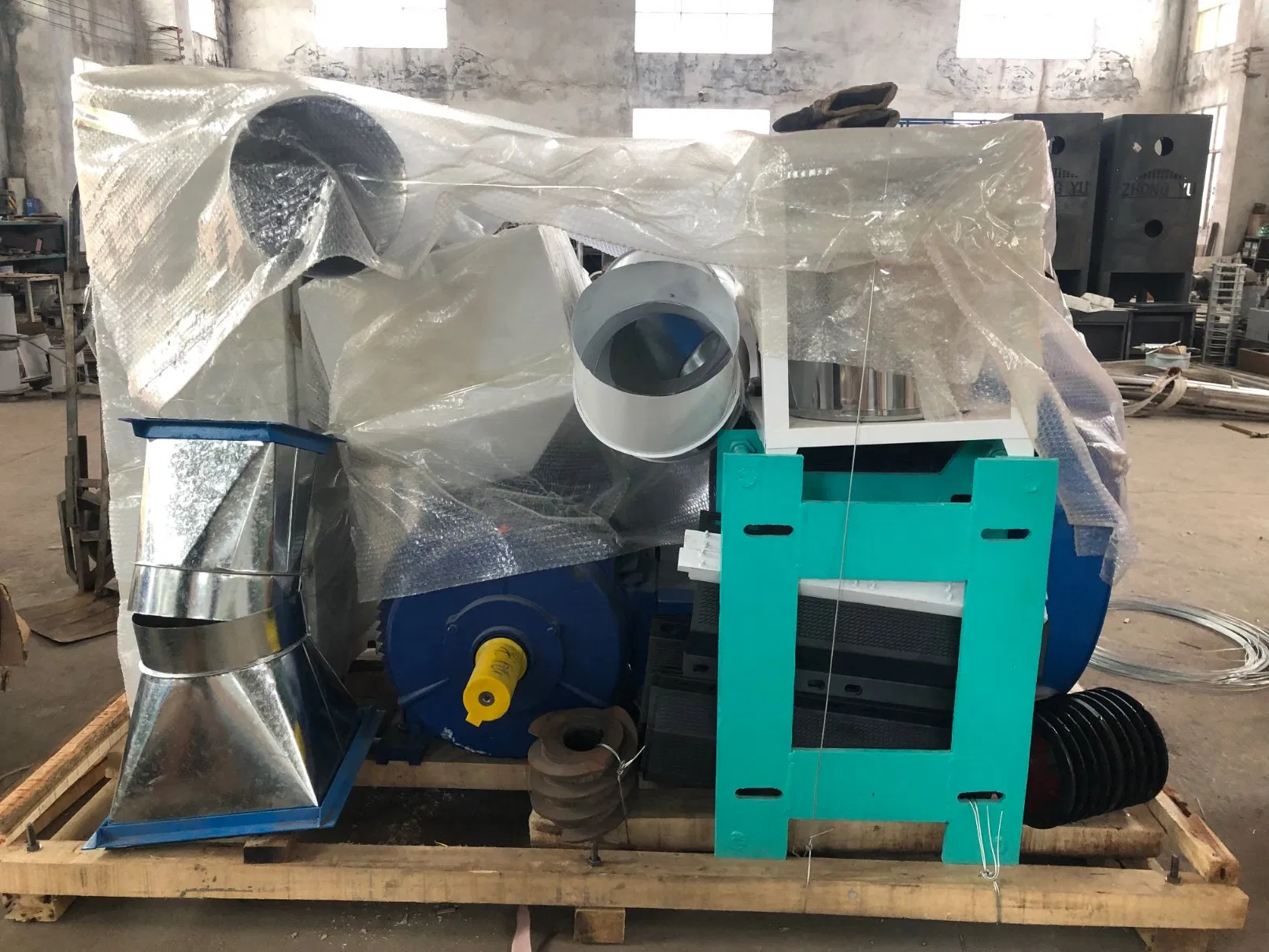 Máquina de pulido de arroz blanco de doble rodillo Mpg100*2b para el proceso de molienda de arroz