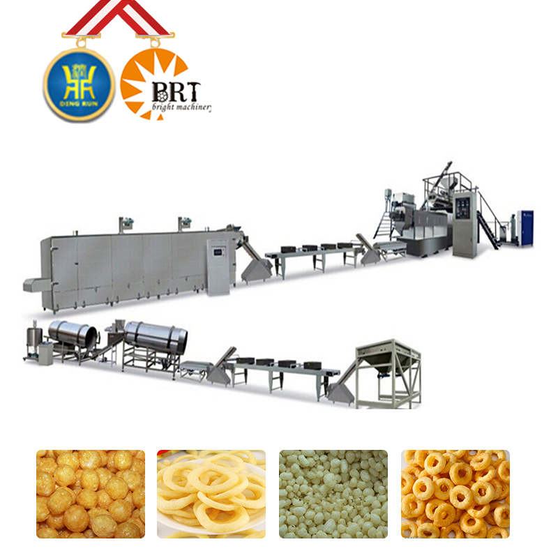 Equipo de procesamiento automático continuo para la producción de arroz inflado