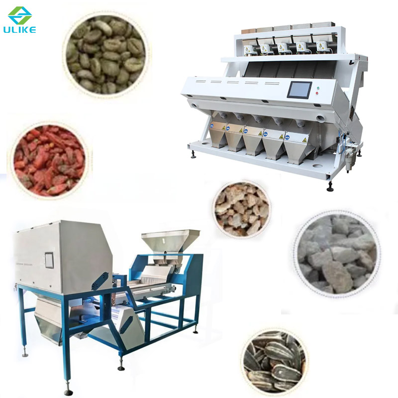 Máquina de clasificación de colores tipo cinta para arroz, trigo, frijoles, té, mineral, maíz y plástico, equipo para la industria agrícola