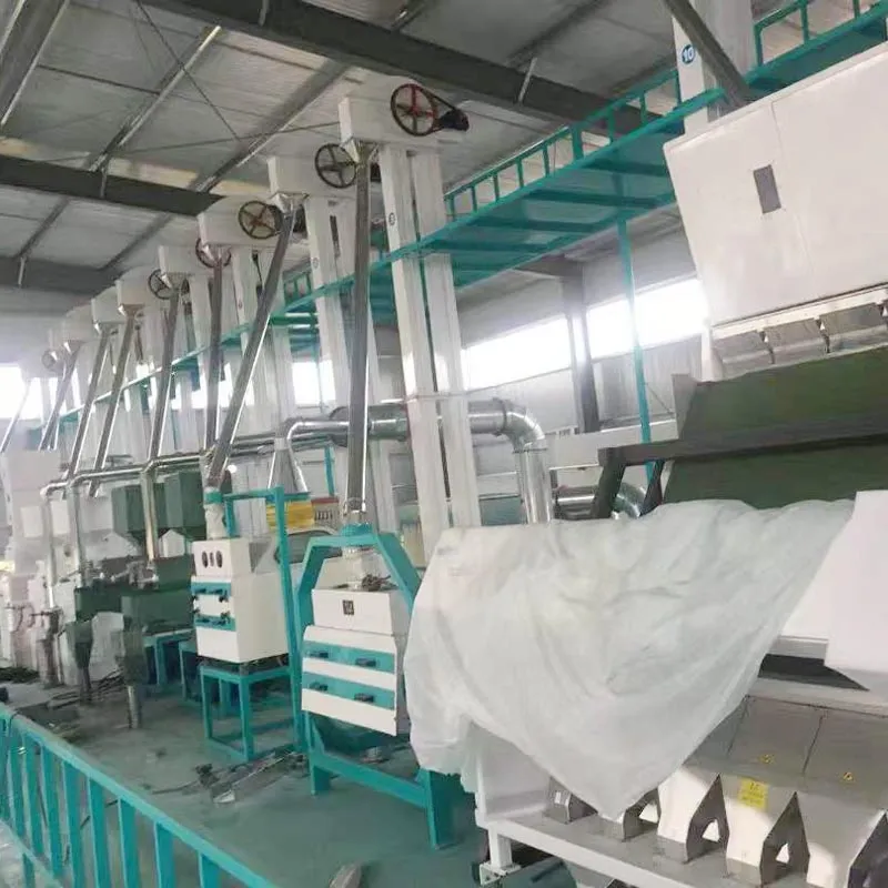 Completo Molino de Arroz 50 Toneladas 60ton Máquina de Pulido de Arroz